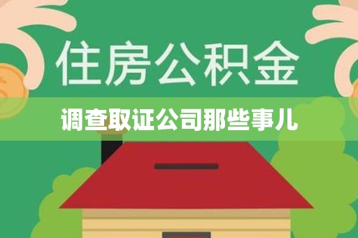 进贤调查取证公司那些事儿