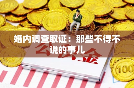 进贤婚内调查取证：那些不得不说的事儿