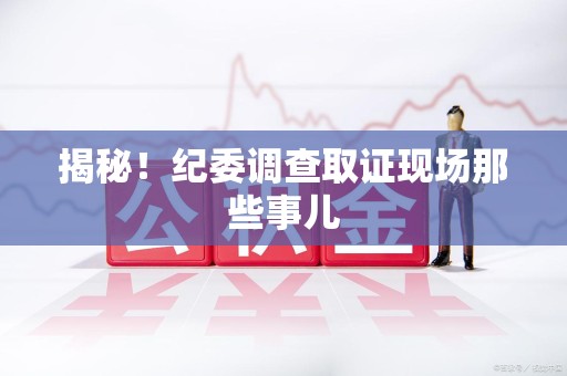 进贤揭秘！纪委调查取证现场那些事儿