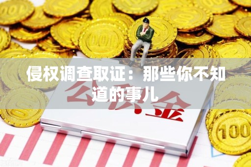 进贤侵权调查取证：那些你不知道的事儿